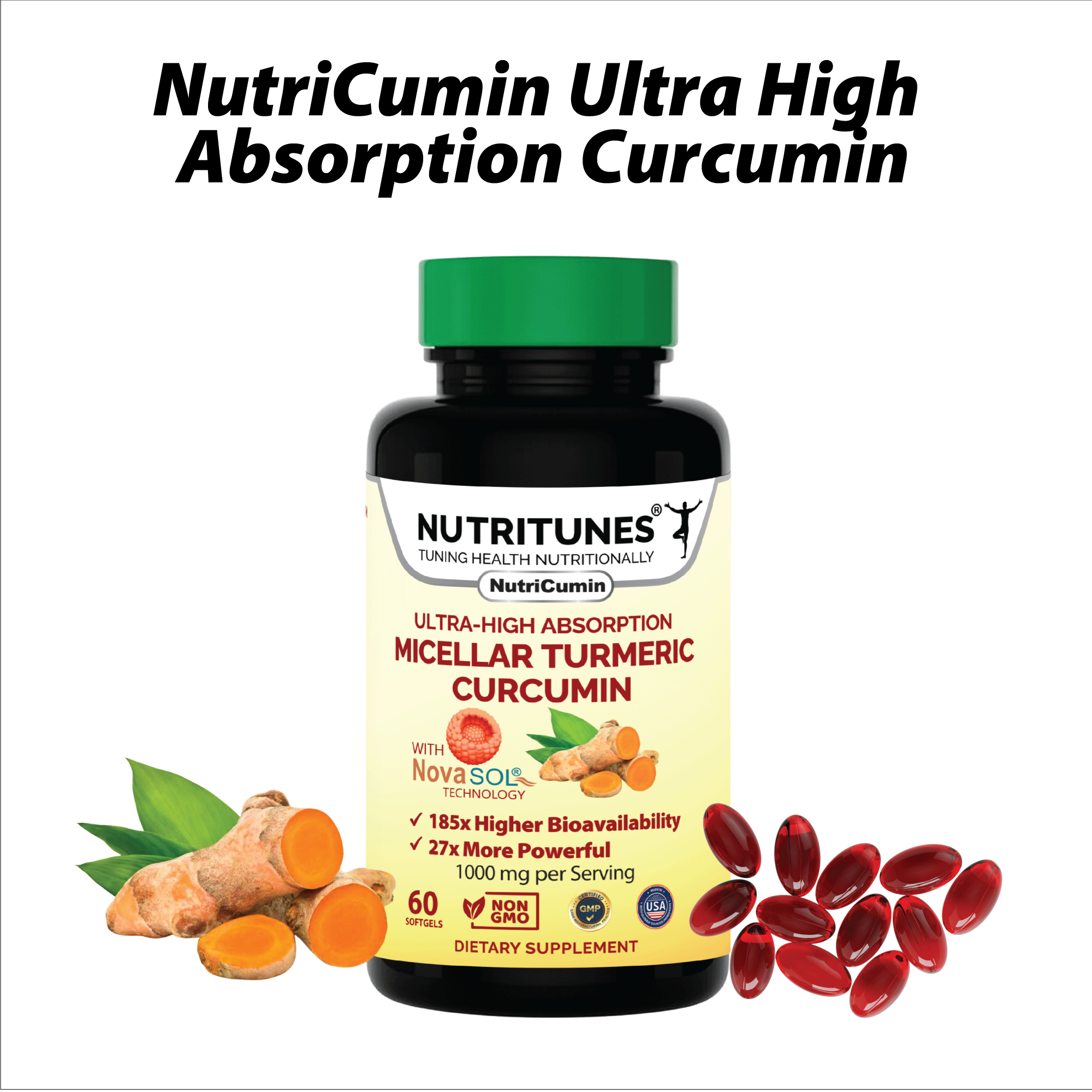 NutriCumin - Antioxidant Activity, Healthy Inflammatory Response & Overall Wellness Support