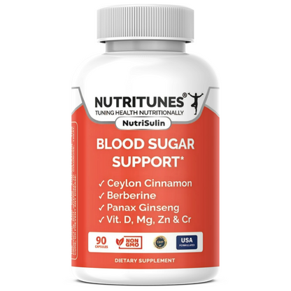 Nutrisulin Supplement | Blood Sugar Support - 90 Capsules