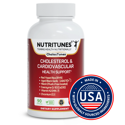 NUTRITUNES CholesTunes –Cholesterol & Heart Health Support.